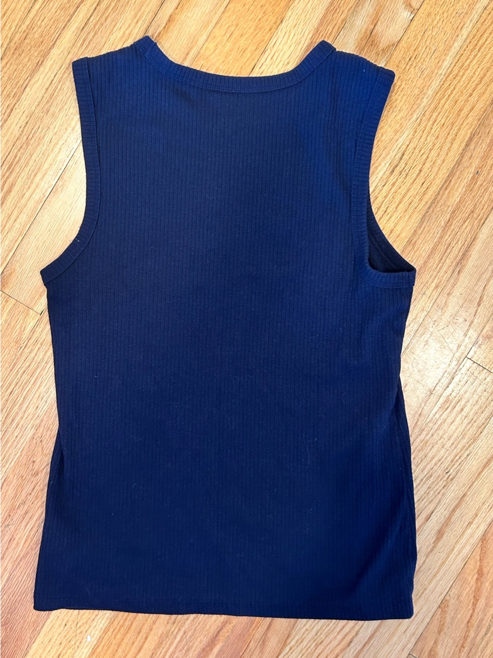 GAP Navy Rib Tank with Navy Button-Front Cardigan Set - Picture 13 of 15